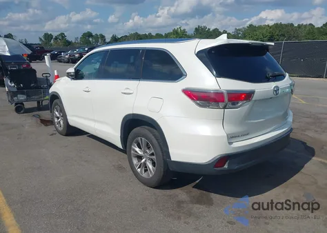 2015 Toyota Highlander Xle V6 from USA, damaged, VIN 5TDKKRFH6FS078258